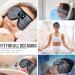 Boodlab Bluetooth Sleep Headphones & Eye Mask - Washable, Adjustable, Ultra-Thin HD Stereo Speakers - Grey - Buy Online on GoSupps.com