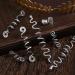 Spiral Hair Accessories 12pcs Set | Loc Jewelry for Women | Dreadlock Beads Metal Clips | Silver Dreadlock Decorations - Buy Online on GoSupps.com
