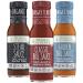 Primal Kitchen Organic Unsweetened BBQ & Steak Sauce Three-Pack, Whole30 Approved, Certified Paleo, and Keto Certified, Includes Classic BBQ, Golden BBQ, and Steak Classic, Golden, and Steak Sauce 8.5 Ounce (Pack of 3)