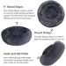 Calming Anti-Anxiety Dog Bed for Small to Large Dogs | Machine Washable Cozy Pet Round Bed | Fits 10-100 lbs | Dark Grey - Buy Online on GoSupps.com