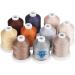 Set of 10 Cotton Quilting Threads - 800 Yards Each in Neutral Colors for Hand & Machine Embroidery, Sewing, Quilting, Applique - Buy Online on GoSupps.com