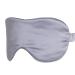 Dorcas Silk 100% Mulberry Silk Sleep Mask  Blindfold Eye mask for Sleeping with Elastic Headband Eye Cover for Sleeping Travel Nap Thanksgiving Gift or Christmas Gift Gray