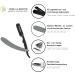 Van de Boos Razor Set | High-Quality Stainless Steel Barber Knife with 100 Extra Sharp Derby Blades for Precision Beard Shaving - Ideal Men s Razor - Buy Online on GoSupps.com