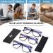 JM 3 Pack Anti Blue Light Reading Glasses for Men & Women | Rectangle Frame | UV Protection | 2.0x Magnification - Buy Online on GoSupps.com