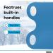 Superio Snow Slider Mat - Flexible Flying Carpet Sled for Kids 36 - Lightweight Blue Snowboard Sled - Buy Online on GoSupps.com