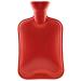 Heat bottle without cover 2 Series and 3 pack heat bottles large 1.8l rubber hot water Bottle robust and durable from natural rubber bed bottle for children and adults (red 1 pack) red 1 pack