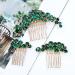 inSowni 11 Pieces Vintage Emerald Green Headpieces Party Prom Wedding Bridal Rhinestone Hair Side Combs Slides+U-shaped Hair Pins Accessories for Brides Bridesmaids Women Girls - Buy Online on GoSupps.com
