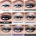 KOSDFOGE 9 Colors Liquid Matte Eyeshadow Set Household Glitter Smokey Eye Looks Waterproof Long Lasting Quick Drying Shadow Set Makeup Shine Finish Matte Liquid Eyeshadow - Buy Online on GoSupps.com