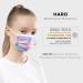 100pcs Small Disposable Face Masks Made in Germany | Type IIR & CE Certified | Breathable Triple Layer - Filtration 99.78% | Elastic Earloops | Rainbow Ocean Sunrise Design - Buy Online on GoSupps.com