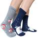 Extra Wide Socks Non Binding Bariatric Socks  Diabetic Socks for Men Women  Cast Hospital Socks for Swollen Diabetes Feet Ankle  Diabetic Edema Lymphedema Sock  Loose Soft Warm Sock