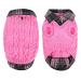 Cit toile warm dog sweater turtleneck-knitting dog sweater with a styles puppy clothing with linen holes for autumn winter warm coat clothing for small medium-sized pets pink XL X-Large pink