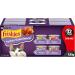 Purina Friskies Turkey Experience Wet Cat Food Super Pack 32 x 156g Cans Brown (44338) & Greatest Hits Wet Cat Food Pate Variety Pack 4 Flavours - 156 g Can (32 Pack) - Buy Online on GoSupps.com