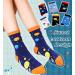 Kids Boy Cotton Crew Socks 6 Pairs - Space Design, Size 6-8 Years - Buy Online on GoSupps.com