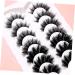 minkissy 7 Pairs Eyelashes Lashes Natural False Lashes Fake Lashes Natural Full False Lashes Fluffy Spiky Lashes Manga Lashes Cluster Women Makeup Tools False Lashes Wispy Bulk - Buy Online on GoSupps.com