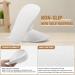 Buy Anerl 20 Pairs Disposable Non-Slip Slippers | Washable Reusable Guest Shoes for Hotels & Parties | EU Size 36-43 - White - Buy Online on GoSupps.com