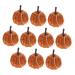 WOFASHPURET 10pcs Foam Pumpkin Fall Pumpkin Decor Thanksgiving House Decoration Lifelike Pumpkin Pumkin Decorating Glitter Pumpkins Faux Pumpkin Craft Mini Ornament Little Pumpkin Fake Pumpkin Orange 5.5CM