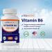 Vitamatic Vitamin B6 500mg - Energy Production & Metabolism Boost - 120 Vegetarian Tablets - Buy Online on GoSupps.com