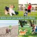 Indestructible Loud Dog Balls | Interactive Dog Toys | Divinggoe Green 3.46 Inch - Buy Online on GoSupps.com