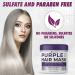 Purple Hair Mask for Blonde Hair - Eliminate Yellow/Copper Tones - Color-Safe Treatment with Keratin & Argan Oil - Buy Online on GoSupps.com