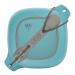 UCO 4-Piece Camping Mess Kit with Bowl, Plate and 3-in-1 Spork Utensil Set Blue