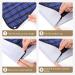 Roylvan Adult Bibs 3 Pcs with Crumb Catcher | Waterproof, Washable Clothing Protector for Eating | Reusable Large Feeding Bibs for Elderly Men and Women - Black, Red, Blue - Buy Online on GoSupps.com