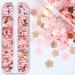 FUYIOCN Golden Pink Nail Art Sequins Charms - Butterfly/Heart/Flowers Glitter for Nails - Buy Online on GoSupps.com