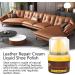 manting Leather Repair Cream Liquid Shoe Polish | Shoe Cream With Sponge Applicator | 50ml Leather Shoe Polish With Sponge Applicator | Shoe Cream Shoe Polish Kit | For Sofas Furniture Car Interiors Brown - Buy Online on GoSupps.com