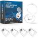 Anti Snoring Devices Snore Stopper with Adjustable Magnet Silicone Nose Clip Stop Snoring Effective to Relieve Snoring Snoring Solution for Comfortable and Quieter Sleep Clear M