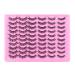 False Eyelashes 30 Pairs Of False Eyelashes Multi-layer Thick Eyelashes Daily False Eyelashes Reusable for Different Eye Makeup (Color : A Taille unique : 004)