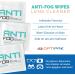 OPTIPAK Anti-Fog Wipes for Glasses, Binoculars, Face Shields - 150 Count - Prevents Fogging on Eyewear, Mirrors, Lenses - Pack of 1 - Buy Online on GoSupps.com