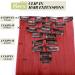 S-noilite 23 Dark Red Clip In Hair Extensions - 8pcs Full Head Extension Set | Sexy Lady Fashion Choice | 60 Colours Available - Buy Online on GoSupps.com