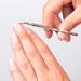 REMOS Hardened Steel Manicure Nail Scissors - 9.5 cm for Precision Fingernail Cutting - Buy Online on GoSupps.com
