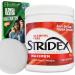 Stridex Single-Step Acne Control Maximum Salicylic acid 2.0% Alcohol Free 90 Soft Touch Pads and Vital Volumes Blemish Secrets Tips Card | Bundle