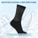LIN Diabetic Socks for Men & Women - Non-Binding Circulatory Extra Wide Top Socks - 12 Pairs Crew/Jet Black (Size 10-13) - Buy Online on GoSupps.com