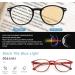 5 Pack Blue Light Blocking Reading Glasses for Men & Women - UV400 Round Computer Readers - Spring Hinge Mixed Colors - 4.0x - Buy Online on GoSupps.com