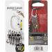 Nite IZE KLKBF-11-R6 BIGFOOT Loose Keyrack - Secure Stainless Steel Locking Carabiner Key Holder for Unisex | Shop Internationally - Buy Online on GoSupps.com
