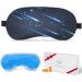 Cavoilu Gel Eye Mask - Cooling Sleep Mask for Dark Circles & Puffiness - Warm & Cold Therapy - Ideal for Home, Office & Travel - Perfect Gift for Women - Buy Online on GoSupps.com