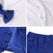 Boys Gentleman Suit Set | Shirt, Bowtie, Waistcoat & Shorts | Royal Blue | Size 2-3 Years - Buy Online on GoSupps.com