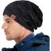 REDESS Unisex Winter Beanie Hat - Knit Slouchy Skull Cap in Black - Buy Online on GoSupps.com