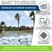 12-Pack Heavy Duty UV Treated Sand Bags (14 x 25) with Ties - Non-Slip Empty Sandbags for Sand - Buy Online on GoSupps.com