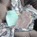 Hugo Frosch Mini Hot Water Bottle 0.2L | Knitted Cover Mint Hearts | Eco-Friendly & Perfect for Comfort - Buy Online on GoSupps.com