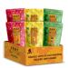 Roasted Chickpeas by Zest Delites Healthy Snacks High Protein Snacks Dried Chickpeas Low Calorie Snacks Savoury Snacks with Flavors of Pizza Honey Mustard Wasabi Chick Peas Pack of 6