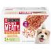 Purina Moist & Meaty Dry Dog Food, Burger with Cheddar Cheese Flavor - 24 ct. Pouch