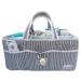 Lily Miles Baby Diaper Caddy - Large Organizer Tote Bag for Boy or Girl | Baby Shower Basket Nursery Must-Have | Registry Favorites - Collapsible Newborn Caddie Car Travel - Gray/Mint - Buy Online on GoSupps.com