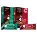 NuGo Dark Variety - Chocolate Pretzel 12 Bars & Mint Chocolate Chip 12 Bars 12-13g Protein Vegan Gluten Free Non-GMO Kosher Pareve 24 Count Chocolate Pretzel & Mint Chocolate Chip 24 Count (Pack of 1)