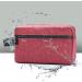 Etercycle Men's Waterproof Toiletry Bag - Portable Travel Wash Bag and Cosmetic Organizer - Gym Shaving Shower Dopp Kit with Handle (Wine Red) - Buy Online on GoSupps.com