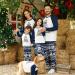 PatPat Family Matching Christmas Pajamas Set - Tree Snowflake & Letters Print | Blue | Kids 2-3 Years | Xmas Outfits - Buy Online on GoSupps.com