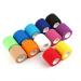 Mooerca 12 Pack Self Adherent Cohesive Wrap Bandages 2 x 5 Yards - Rainbow | Elastic Self Adhesive Tape for Sports Injuries - Wrist, Ankle & First Aid - Buy Online on GoSupps.com
