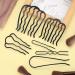 12 Pcs Hair Side Combs & Fork Clips for Vintage Hairstyles - Black - Buy Online on GoSupps.com