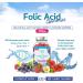 High Strength Folic Acid Gummies - 400mcg 120 Berry Flavoured Vegan Gummies - Pregnancy & Prenatal Support - No Artificial Sweeteners - UK Made - Buy Online on GoSupps.com
